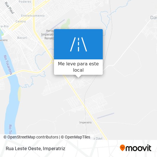 Rua Leste Oeste mapa