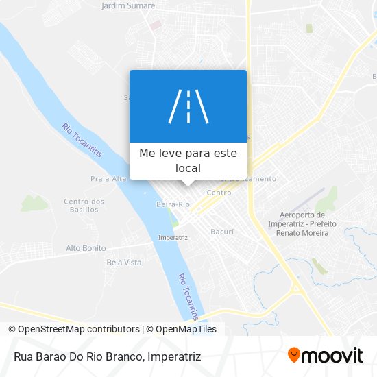 Rua Barao Do Rio Branco mapa