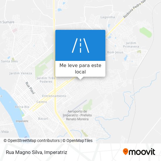 Rua Magno Silva mapa