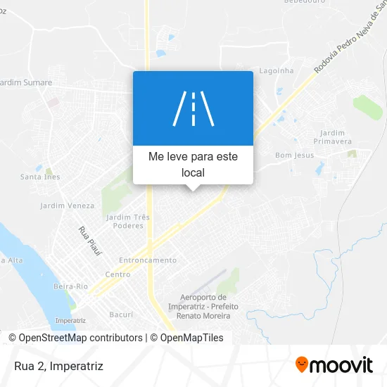 Rua 2 mapa