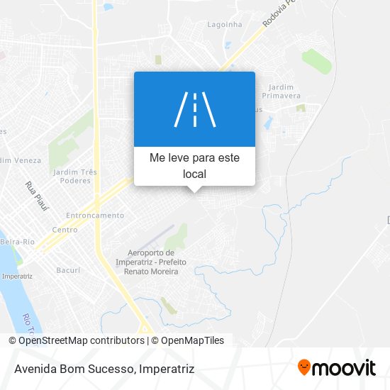 Avenida Bom Sucesso mapa