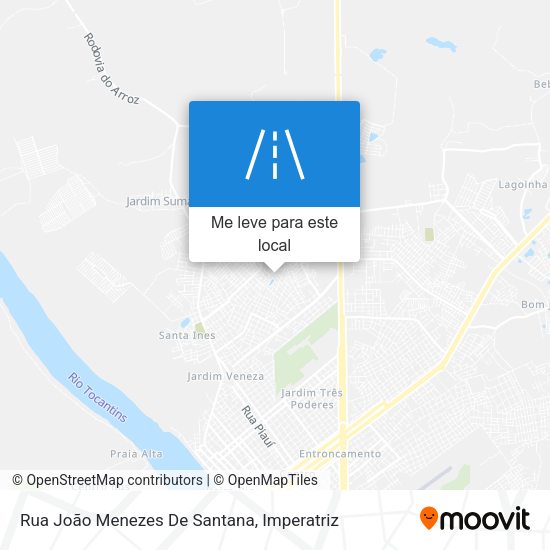 Rua João Menezes De Santana mapa