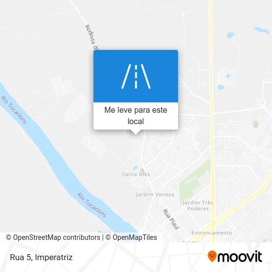 Rua 5 mapa