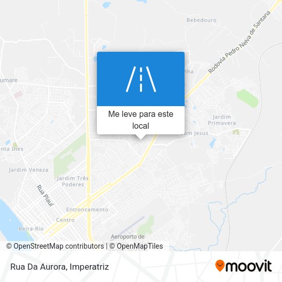Rua Da Aurora mapa