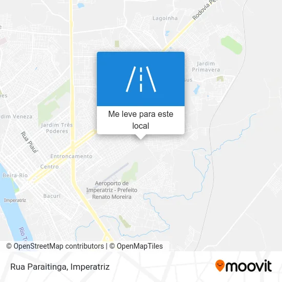 Rua Paraitinga mapa