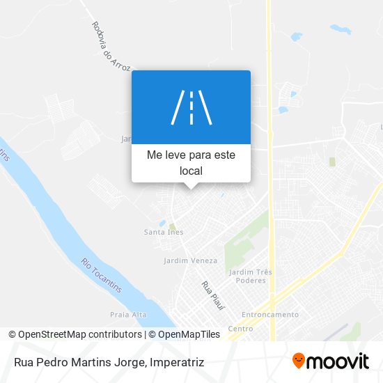 Rua Pedro Martins Jorge mapa
