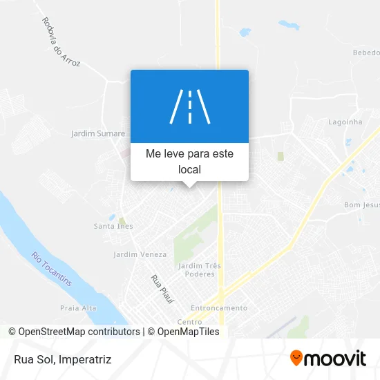 Rua Sol mapa
