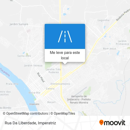 Rua Da Liberdade mapa