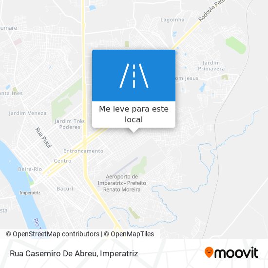 Rua Casemiro De Abreu mapa