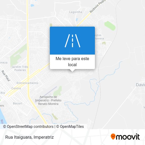 Rua Itaiguara mapa