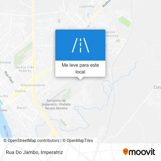 Rua Do Jambo mapa