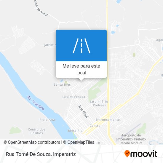 Rua Tomé De Souza mapa