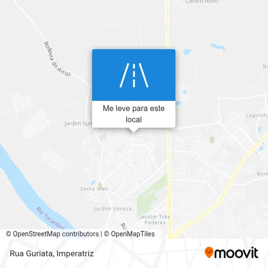 Rua Guriata mapa