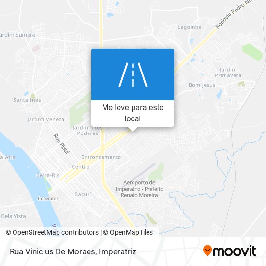 Rua Vinicius De Moraes mapa