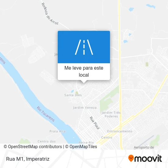Rua M1 mapa