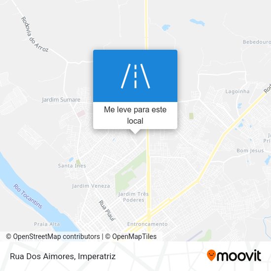 Rua Dos Aimores mapa