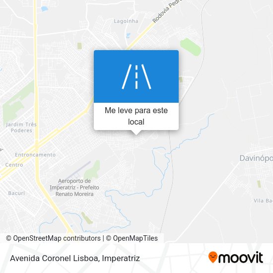 Avenida Coronel Lisboa mapa