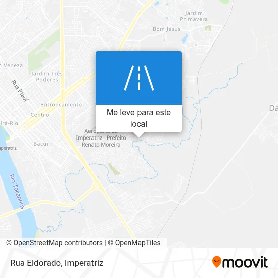 Rua Eldorado mapa