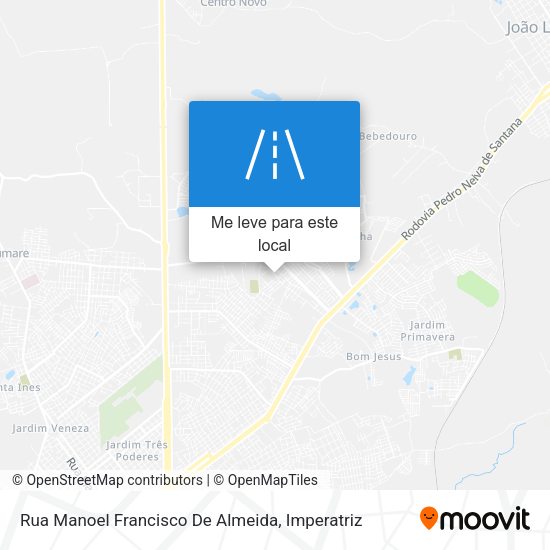 Rua Manoel Francisco De Almeida mapa