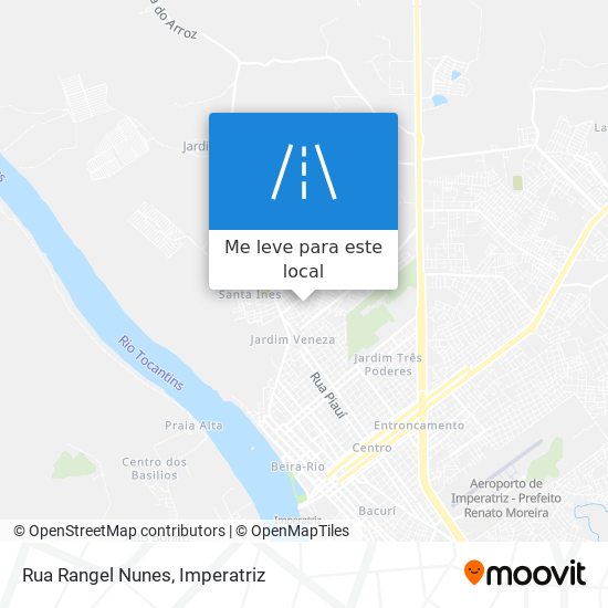 Rua Rangel Nunes mapa