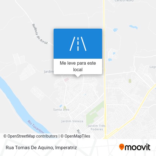 Rua Tomas De Aquino mapa