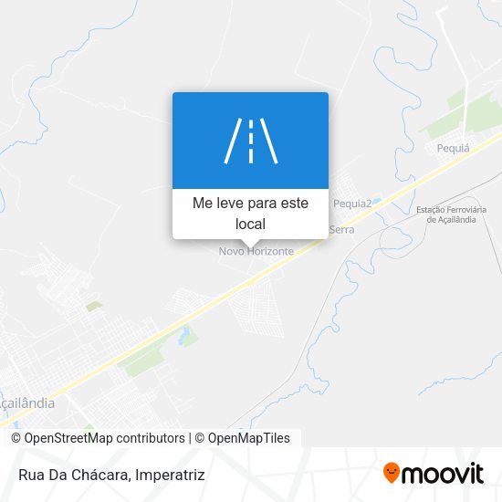 Rua Da Chácara mapa