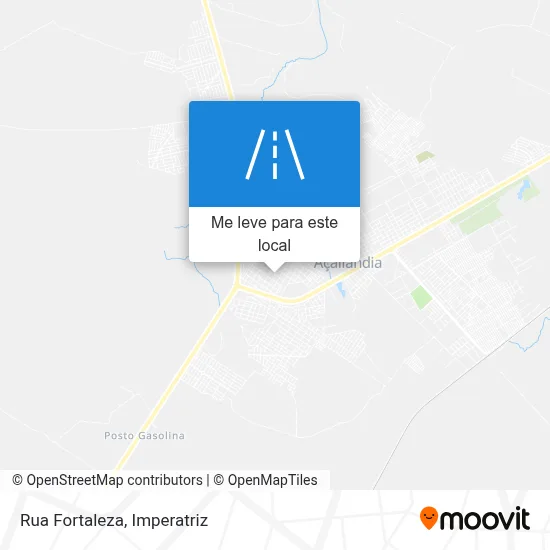 Rua Fortaleza mapa