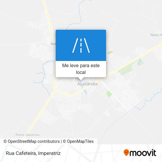 Rua Cafeteira mapa