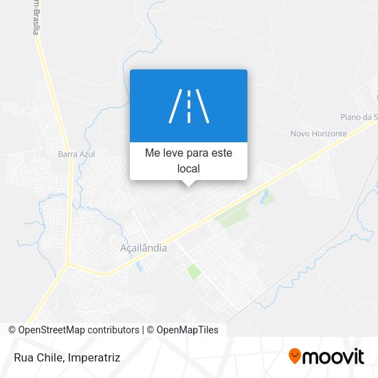 Rua Chile mapa