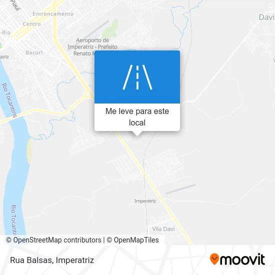 Rua Balsas mapa