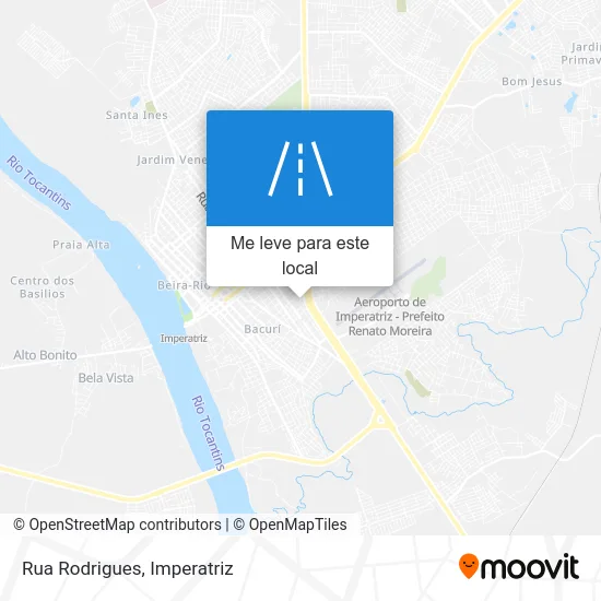 Rua Rodrigues mapa