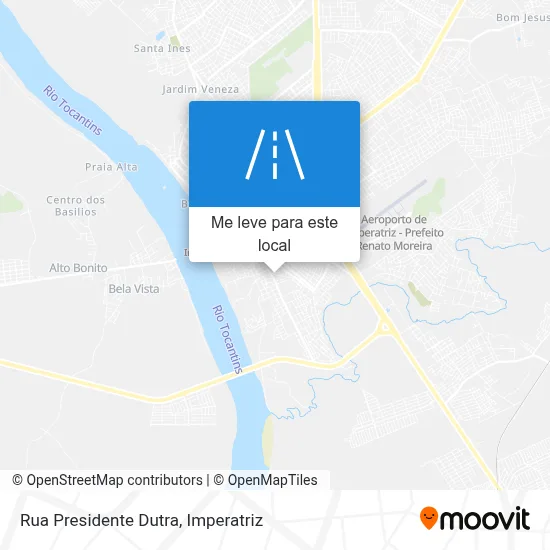 Rua Presidente Dutra mapa