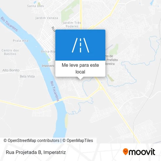 Rua Projetada B mapa