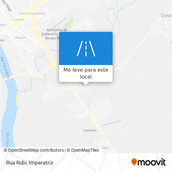 Rua Rubi mapa