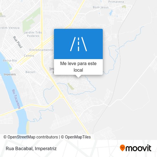 Rua Bacabal mapa