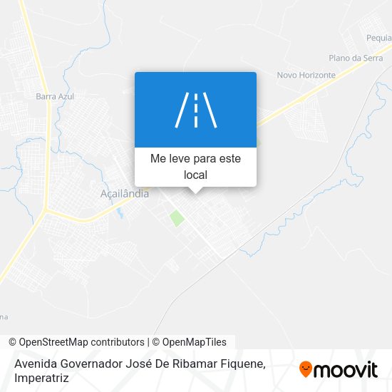 Avenida Governador José De Ribamar Fiquene mapa