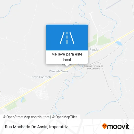 Rua Machado De Assis mapa