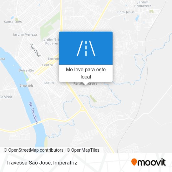 Travessa São José mapa