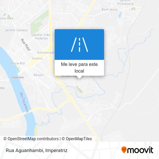 Rua Aguanhambi mapa