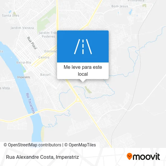 Rua Alexandre Costa mapa