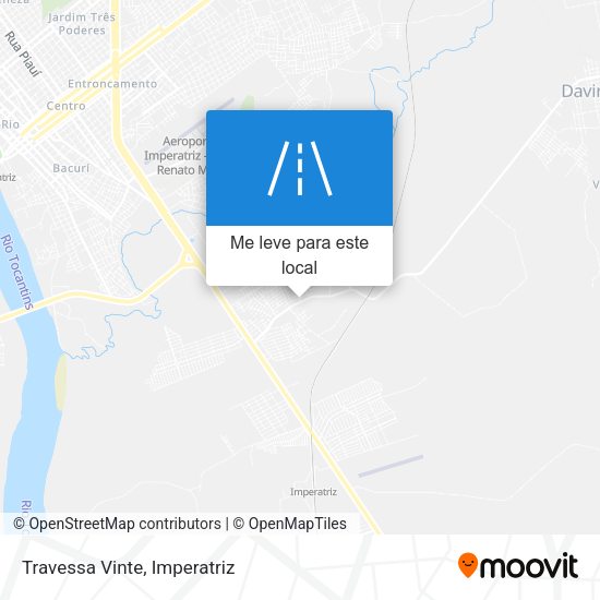 Travessa Vinte mapa
