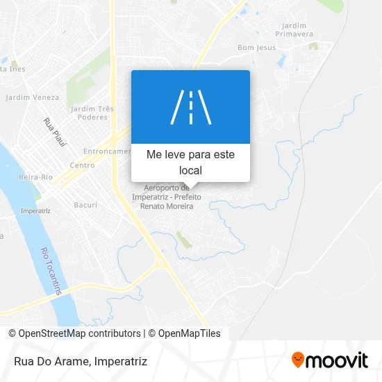 Rua Do Arame mapa