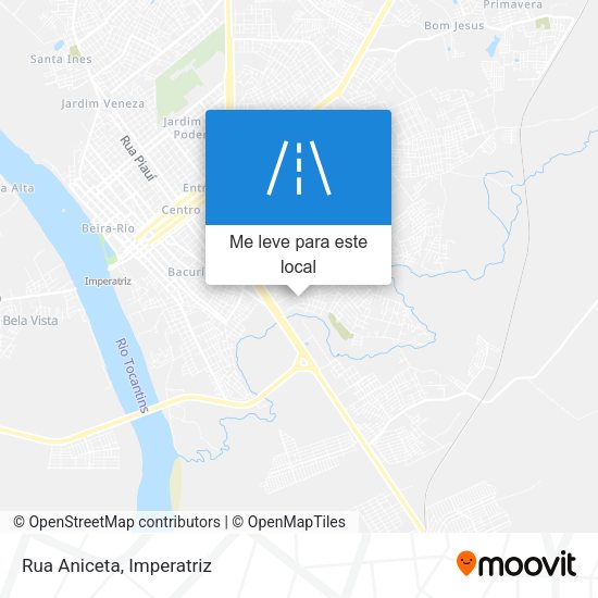 Rua Aniceta mapa