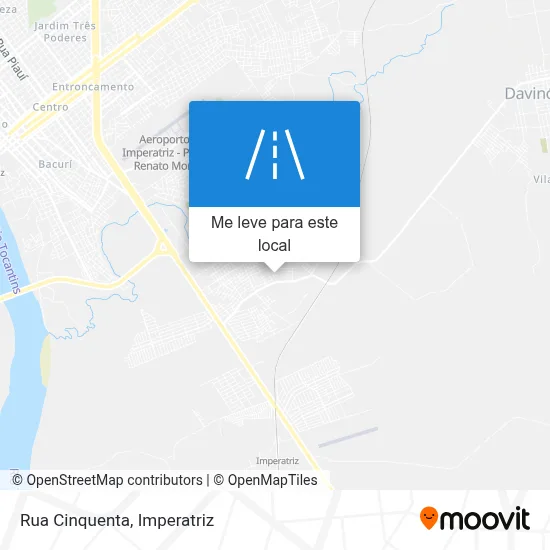 Rua Cinquenta mapa