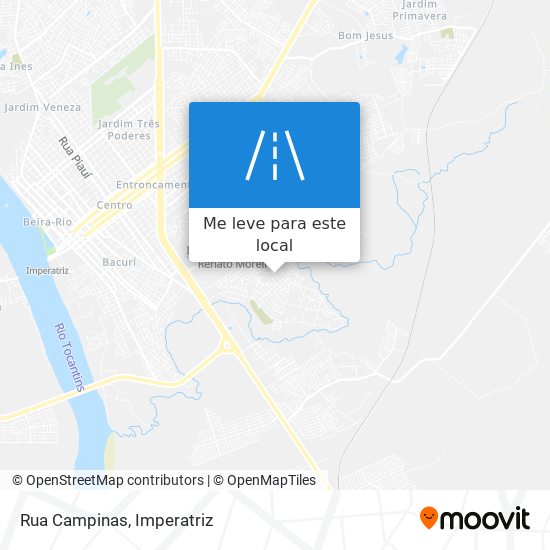 Rua Campinas mapa