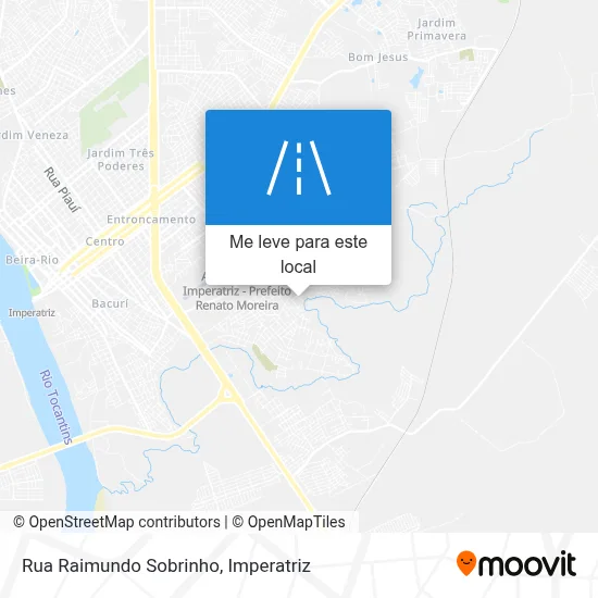 Rua Raimundo Sobrinho mapa
