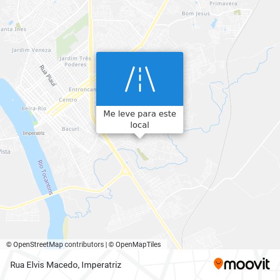 Rua Elvis Macedo mapa