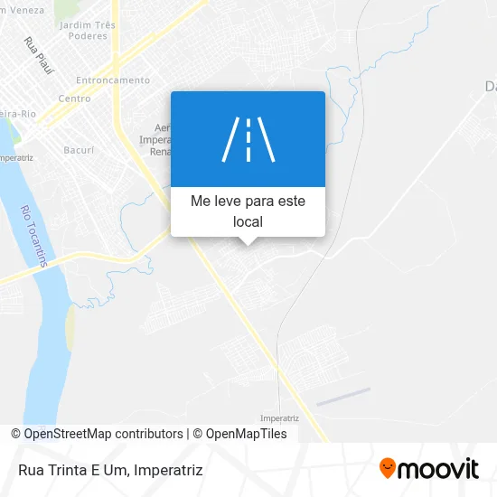 Rua Trinta E Um mapa