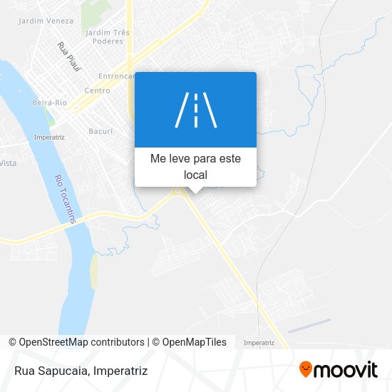 Rua Sapucaia mapa