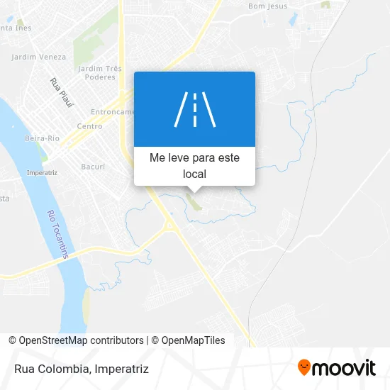 Rua Colombia mapa
